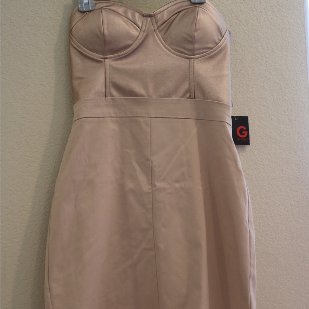 G by Guess Rose Gold Dress. NWT
